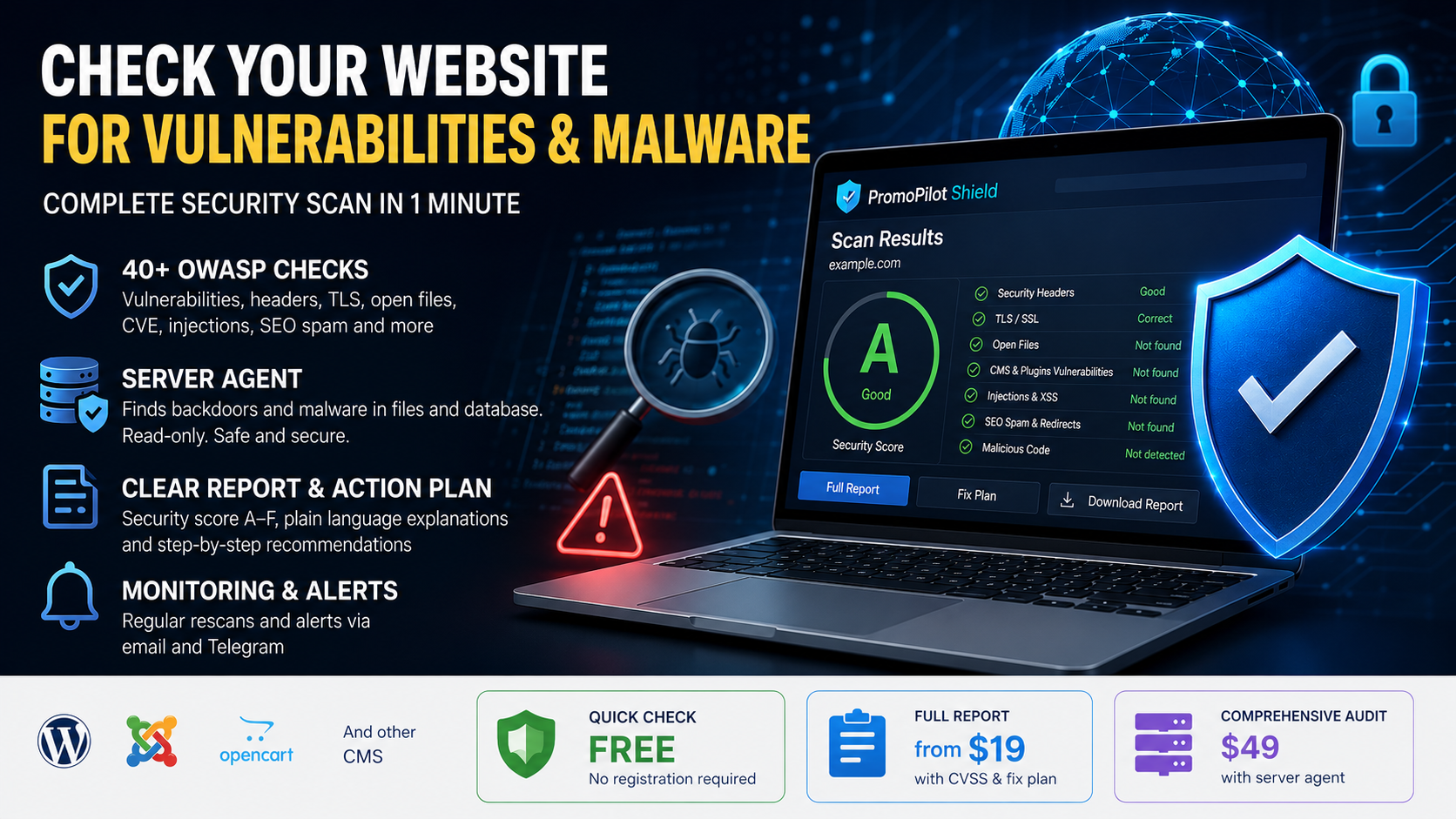 Website Security in 2026: How to Scan for Vulnerabilities and Protect Your Site