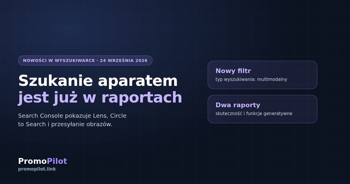 Search Console pokazał wyszukiwanie multimodalne: Lens, Circle to Search i przesyłanie obrazów